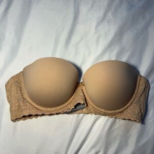 Aerie Tan Strapless Bra Size 36B ☁️